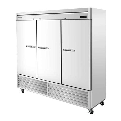 Blue Air BSR72-HC 3-Door Reach-In Refrigerator 72 Cu Ft - Bottom Mounted - Kitchen Pro Restaurant Equipment