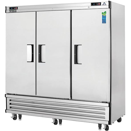 Everest EBRF3 Reach-In Refrigerator and Freezer Combos 3 Solid Doors 68 cu.ft. - Kitchen Pro Restaurant Equipment