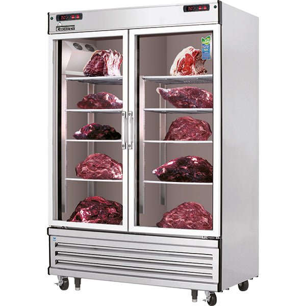 Everest EDA2 Dry Ager and Thawing Refrigerator 2 Glass Door 50 cu.ft. - Kitchen Pro Restaurant Equipment