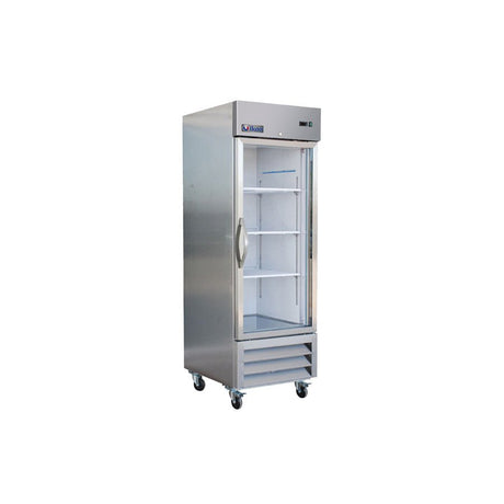 IKON IB27RG Single Glass Door Reach-In Refrigerator - Bottom Mount - Kitchen Pro Restaurant Equipment