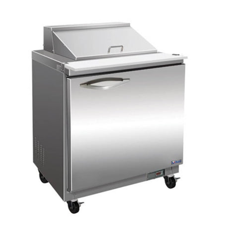 IKON ISP29M 29" 1 Door Mega Top Refrigerated Sandwich Prep Table - Kitchen Pro Restaurant Equipment