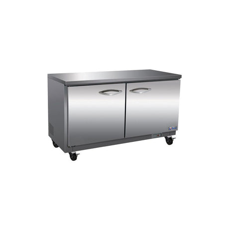 IKON IUC48F 48" Two Section Solid Door Undercounter Freezer 12 Cu Ft - Kitchen Pro Restaurant Equipment