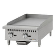 Inferno Blaze Premium IBP-CTG-24 24" Gas Countertop Griddle with Manual Controls – 60,000 BTU - Kitchen Pro Restaurant Equipment