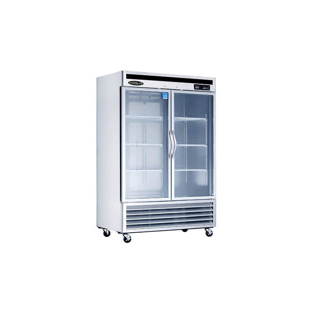 Kool-It KBSR-2G 54" Glass Door Reach-In Refrigerator - Kitchen Pro Restaurant Equipment