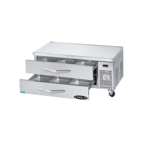 Kool-It KCB-60-2M 60" 2 Drawer Chef Base Refrigerator - Kitchen Pro Restaurant Equipment