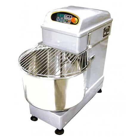 Omcan 19195 43 qt. Heavy Duty Two Speed Spiral Dough Mixer - 220V, 3 Phase - Kitchen Pro Restaurant Equipment