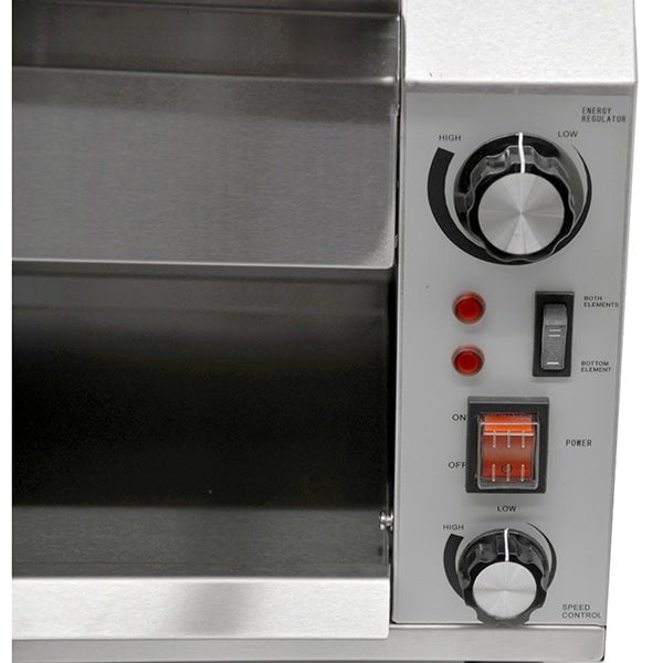 Omcan-19938 Conveyor Toaster Stainless Steel 9,5-inch Belt - Kitchen Pro Restaurant Equipment