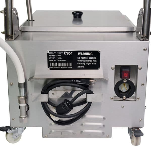 Omcan 44481 66lbs Portable Fryer Oil Filter- 120V, 1/3 hp - Kitchen Pro Restaurant Equipment