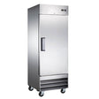 Omcan 50024 Solid Door Reach-In Refrigerator - 23 Cu Ft - Kitchen Pro Restaurant Equipment