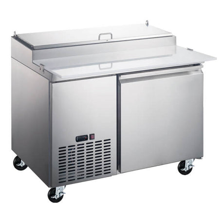 Omcan 50042 50" Refrigerated Pizza Prep Table 1 Door - Kitchen Pro Restaurant Equipment