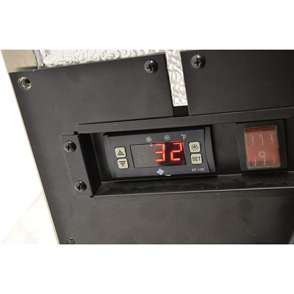 Omcan 50056 47" Double Door Undercounter Refrigerator - 12 Cu Ft - Kitchen Pro Restaurant Equipment
