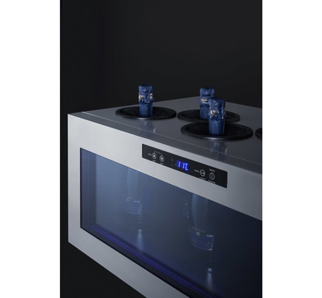 Summit STC6 36" One Section Countertop Wine Cooler (1) Zone - 6 Bottle Capacity, 115v - Kitchen Pro Restaurant Equipment