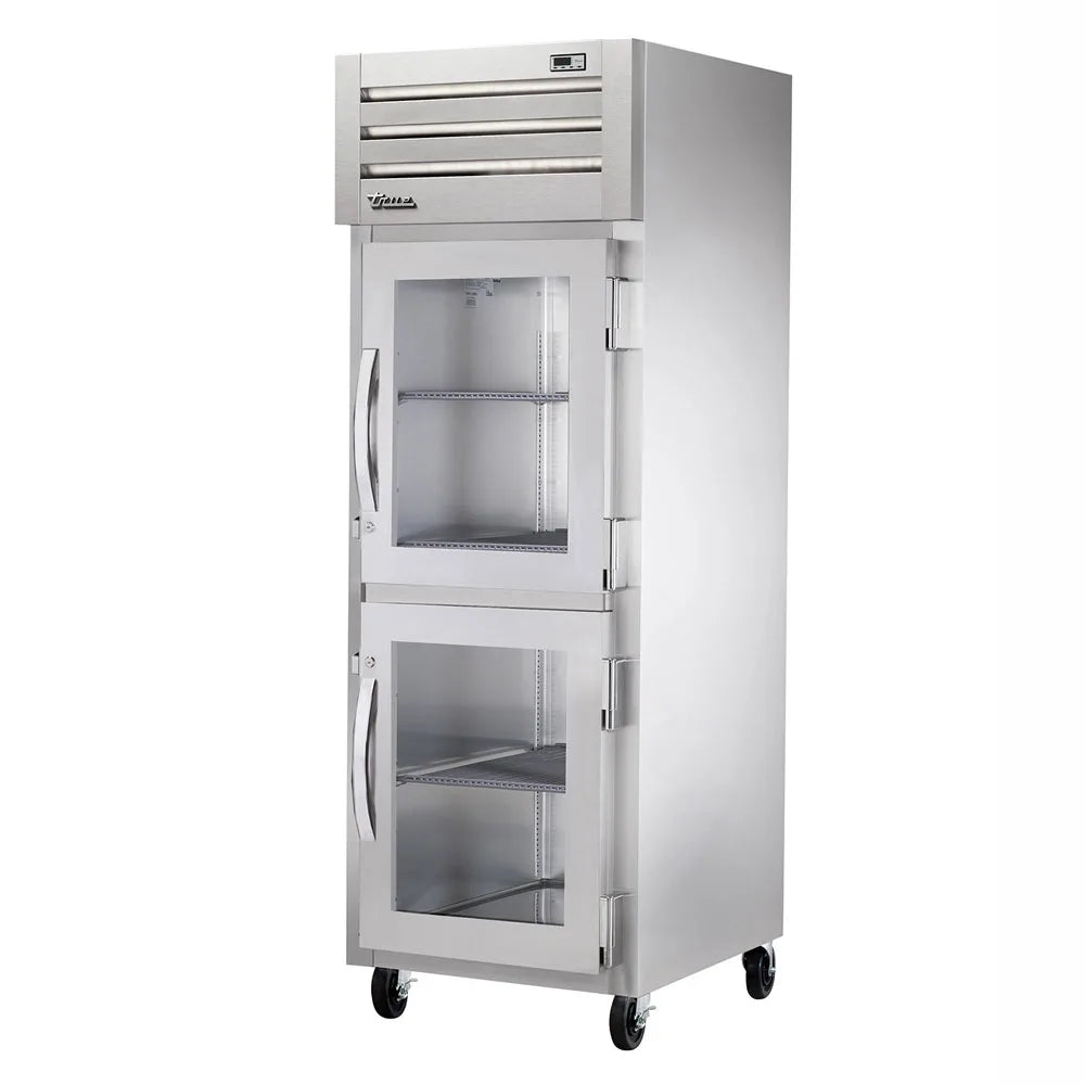 True STA1R-2HG-HC 27 1/2" One Section Reach In Refrigerator, (2) Right Hinge Glass Doors, 115v - Kitchen Pro Restaurant Equipment