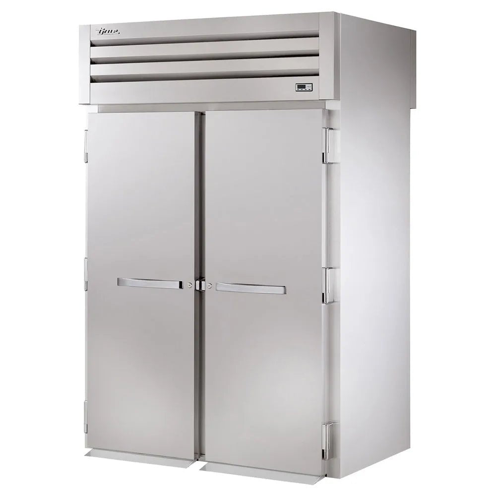 True STA2RRT-2S-2S 68" Two Section Roll Thru Refrigerator, (2) Left/Right Hinge Solid Doors, 115v - Kitchen Pro Restaurant Equipment