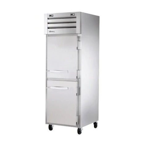 True STG1DT-2HS 28" One Section Commercial Refrigerator Freezer - Right Hinge Solid Doors, Top Compressor, 115v - Kitchen Pro Restaurant Equipment