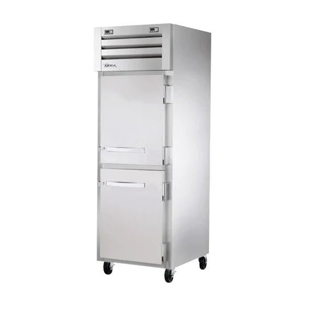 True STG1DTA-2HS-HC 27" Reach-In Solid Half Swing Door Dual Temperature Refrigerator / Freezer - Kitchen Pro Restaurant Equipment