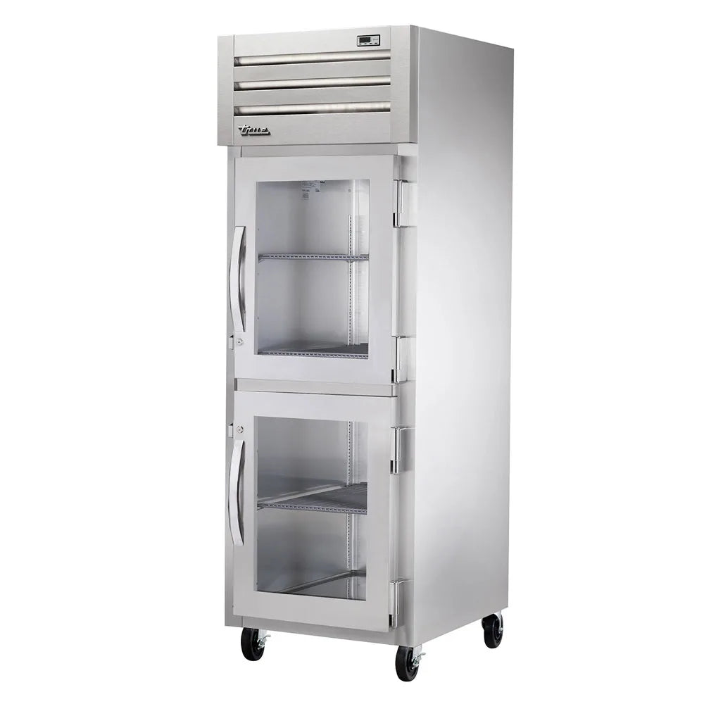 True STG1R-2HG-HC 27 1/2" One Section Reach In Refrigerator, (2) Right Hinge Glass Doors, 115v - Kitchen Pro Restaurant Equipment