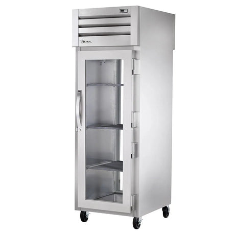 True STG1RPT-1G-1G-HC 27 1/2" One Section Pass Thru Refrigerator, (1) Right Hinge Glass Door, 115v - Kitchen Pro Restaurant Equipment
