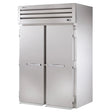 True STG2RRT-2S-2S 68" Two Section Roll Thru Refrigerator, (2) Left/Right Hinge Solid Doors, 115v - Kitchen Pro Restaurant Equipment