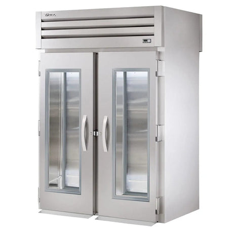 True STR2RRI-2G 68" Two Section Roll In Refrigerator, (2) Left/Right Hinge Glass Doors, 115v - Kitchen Pro Restaurant Equipment