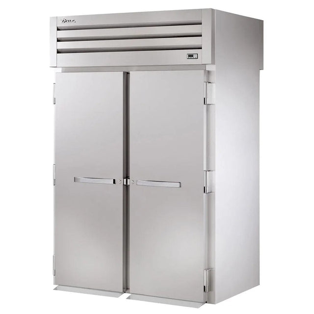 True STR2RRI89-2S 68" Two Section Roll In Refrigerator, (2) Left/Right Hinge Solid Doors, 115v - Kitchen Pro Restaurant Equipment