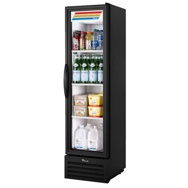 True T-11G-HC-TSL01 19 1/4" One Section Reach In Refrigerator, (1) Right Hinge Glass Door, 115v - Kitchen Pro Restaurant Equipment