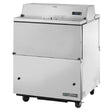 True TMC-34-S-DS-SS-HC 34" Two Sided Milk Cooler with Stainless Steel Interior and Exterior - Kitchen Pro Restaurant Equipment