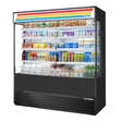 True TOAM-72GS-HC-TSL01 72" Open Vertical Air Curtain Refrigerated Merchandiser - Kitchen Pro Restaurant Equipment