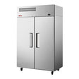 Turbo Air ER47-2-N 52" Solid Door Reach-In Top Mount Refrigerator - Kitchen Pro Restaurant Equipment