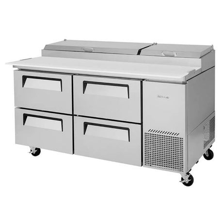Turbo Air TPR-67SD-D4-N 67" 4 drawers Pizza Prep Table Unit - Kitchen Pro Restaurant Equipment