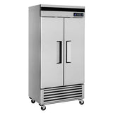 Turbo Air TSR-35SD-N 40" 2-Section Solid Door Reach-In Bottom Mount Refrigerator - Kitchen Pro Restaurant Equipment