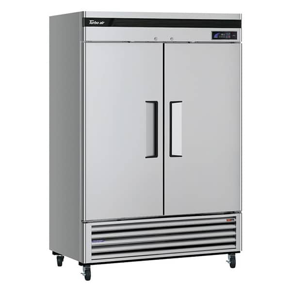 Turbo Air TSR-49SD-N6 55" 2-Section Solid Door Reach-In Bottom Mount Refrigerator - Kitchen Pro Restaurant Equipment
